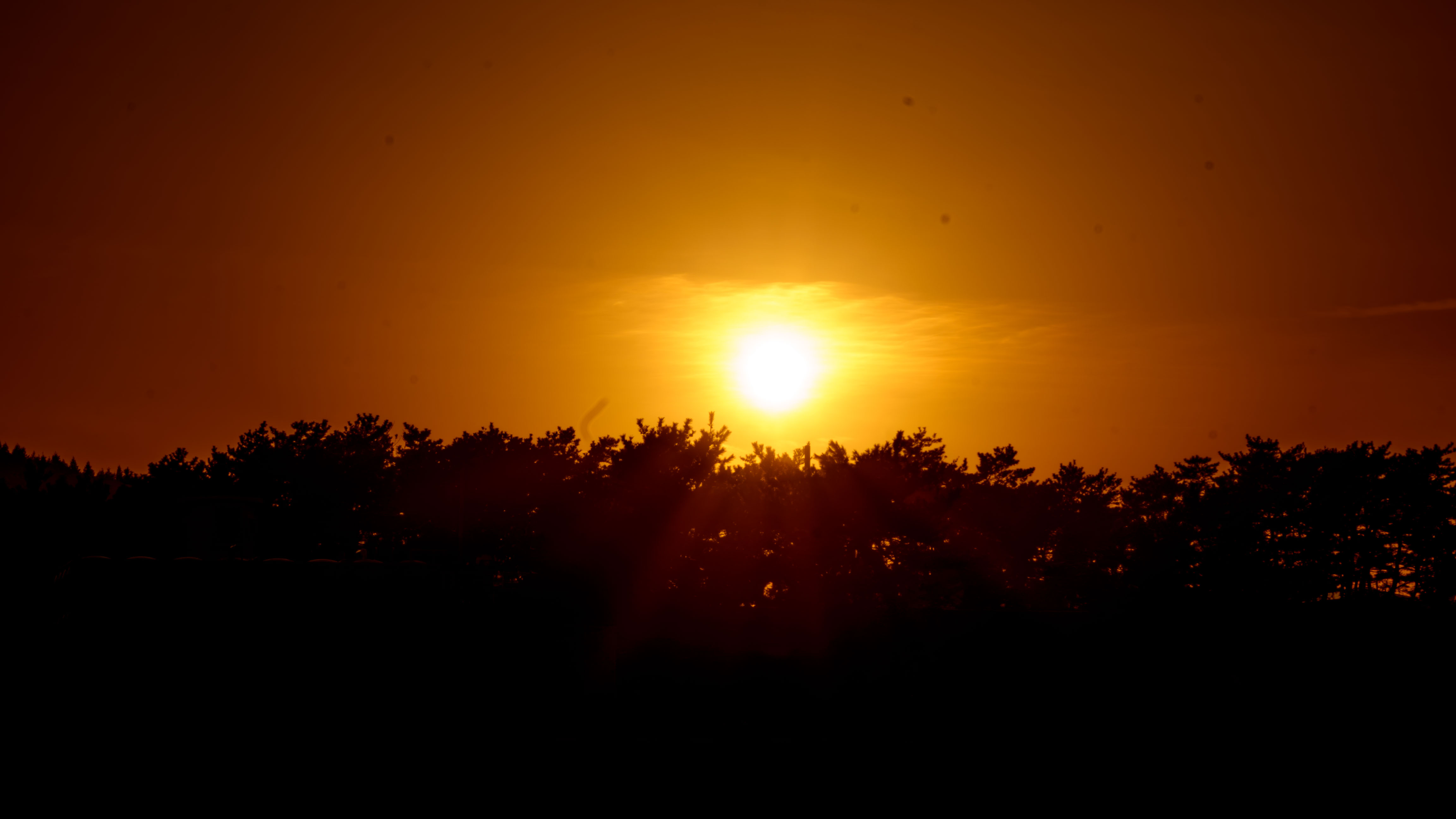 洋野町の夕日
